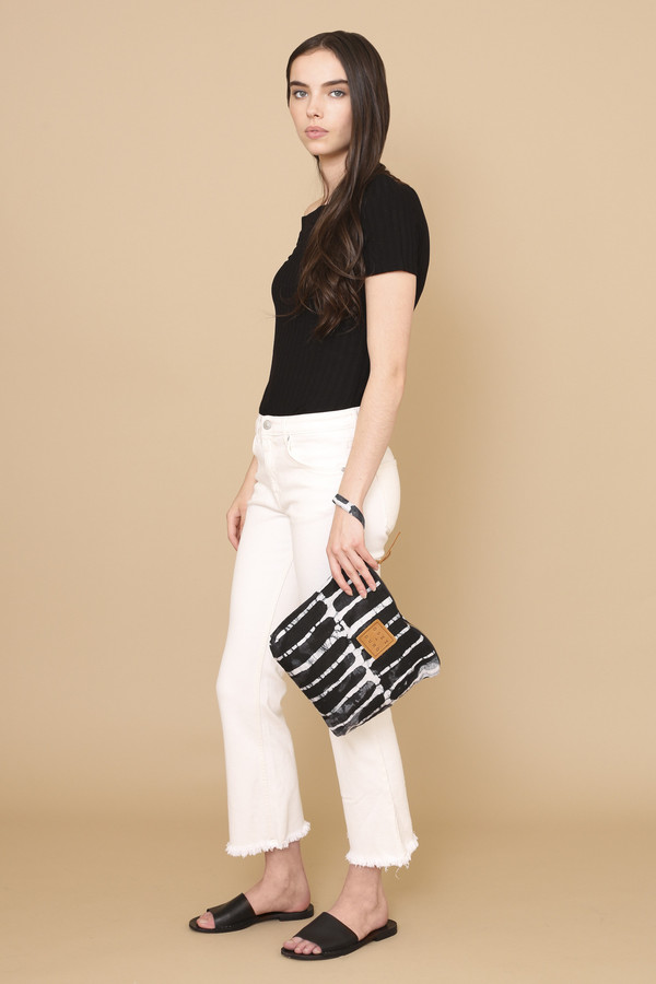 Osei-Duro Stibio Pouch in Black Chalk Osei-Duro Stibio Pouch in Black Chalk