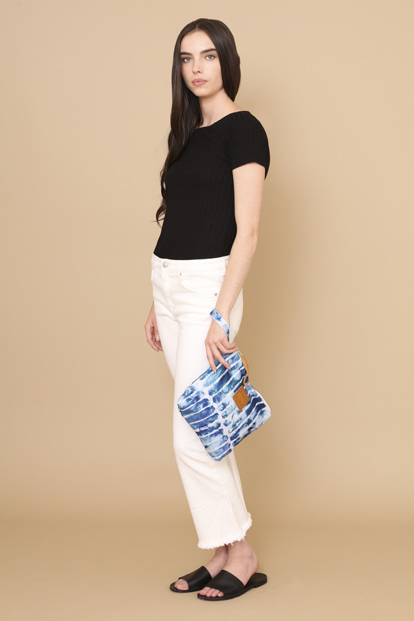 Osei-Duro Stibio Pouch in Marine Chalk Osei-Duro Stibio Pouch in Marine Chalk