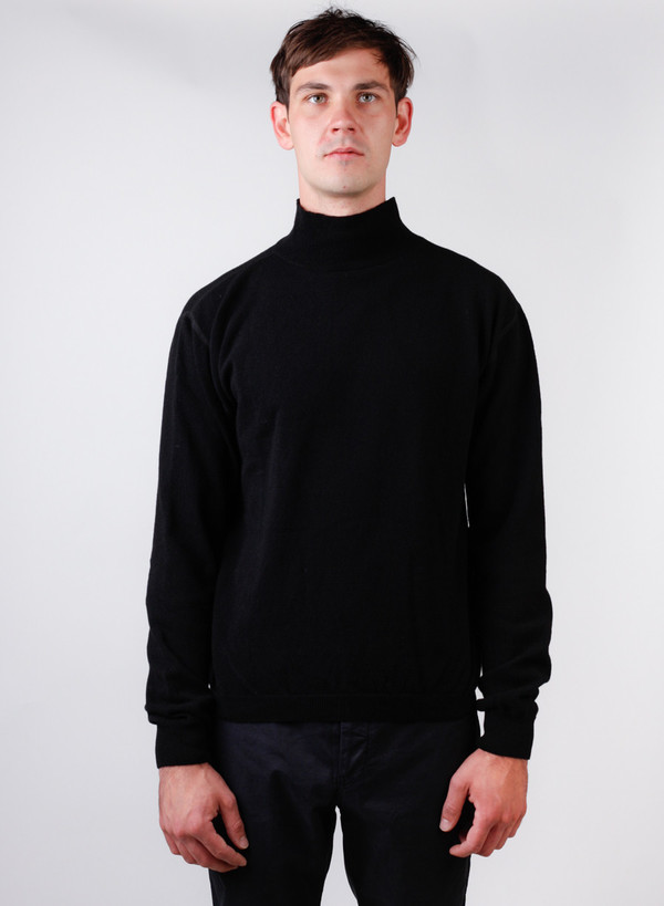 Our Legacy Base Turtleneck Black Merino Our Legacy Base Turtleneck Black Merino