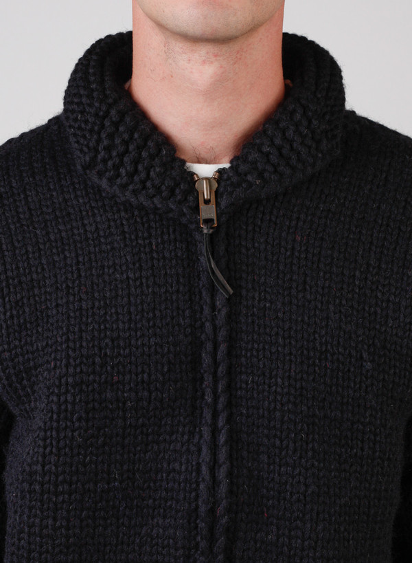 FAIZ T.S. Keil Double-Zip Cowichan Black FAIZ T.S. Keil Double-Zip Cowichan Black