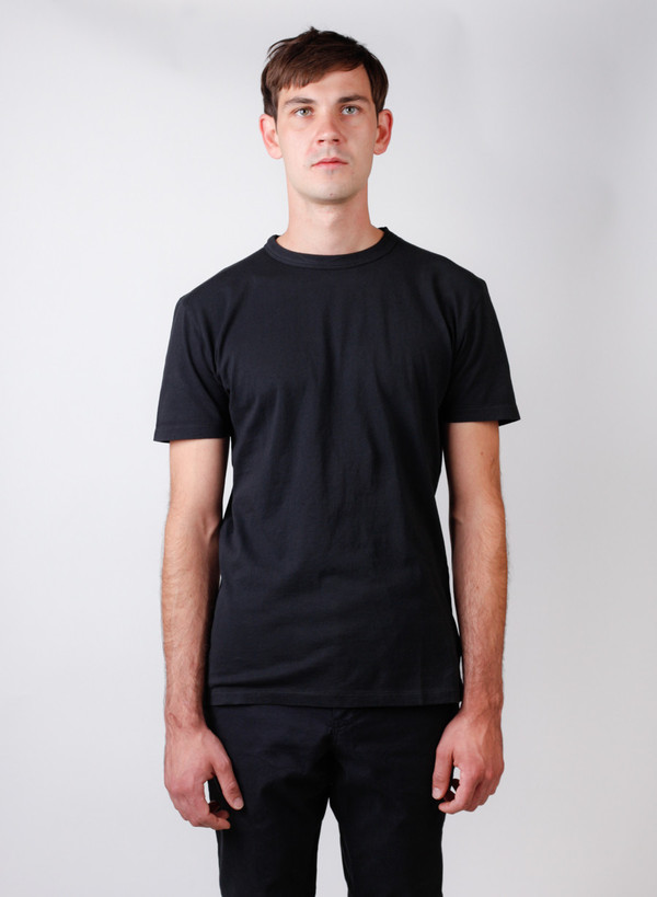 Our Legacy Perfect Tee Washed Black Army Jersey Our Legacy Perfect Tee Washed Black Army Jersey