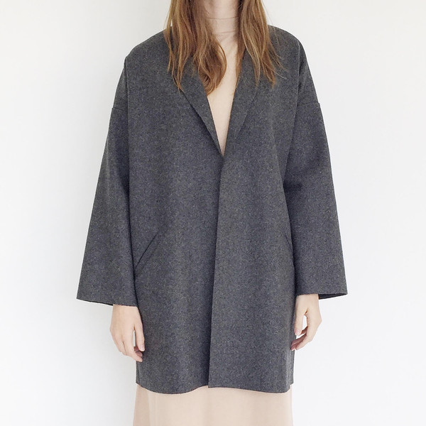 ARE Studio - Charcoal Angle Coat ARE Studio - Charcoal Angle Coat