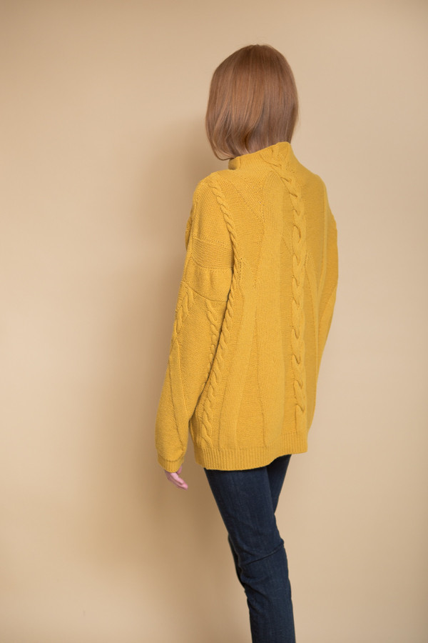 Reality Studio Cable Pullover - Mustard Reality Studio Cable Pullover - Mustard