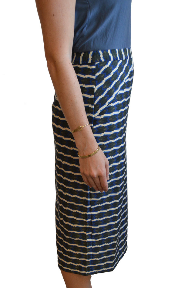 Lauren Moffatt - Blue Arrow Skirt Lauren Moffatt - Blue Arrow Skirt