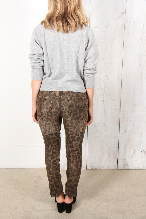 R13 LEOPARD PRINT KATE SKINNY JEAN R13 LEOPARD PRINT KATE SKINNY JEAN