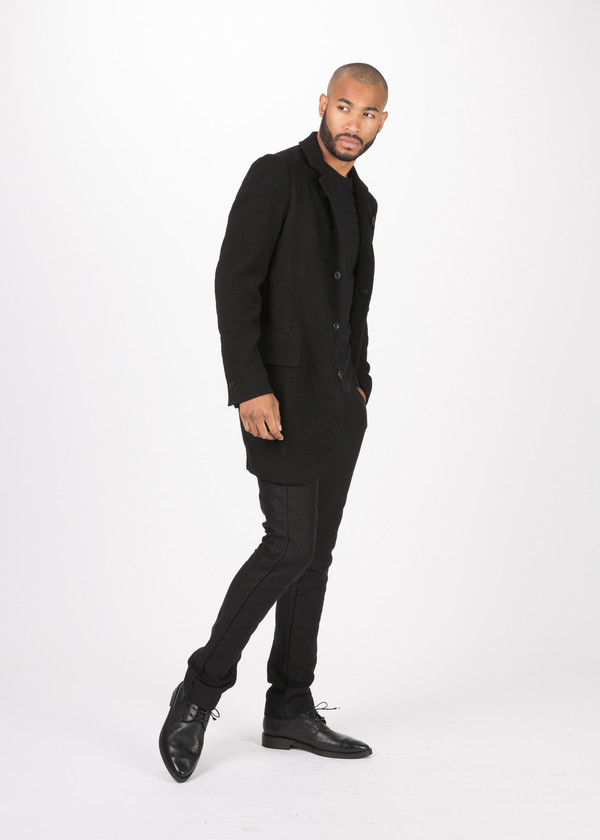Men's Hannes Roether Viscose Blend Zettel Coat Men's Hannes Roether Viscose Blend Zettel Coat