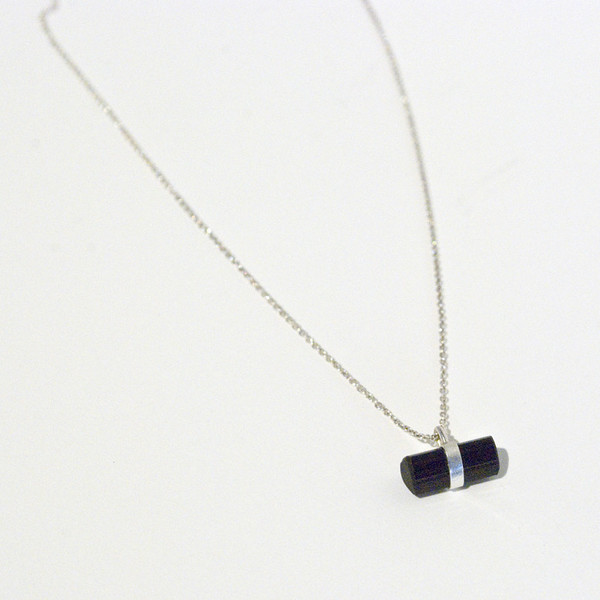BLTN Crystal Bar Necklace - Black Tourmaline BLTN Crystal Bar Necklace - Black Tourmaline