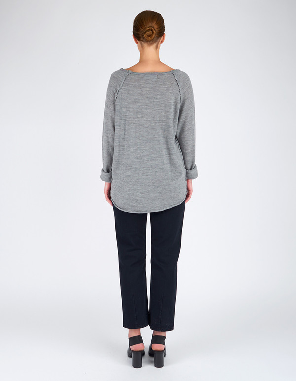 Assembly Label Atlantic Knit Pullover Grey Assembly Label Atlantic Knit Pullover Grey