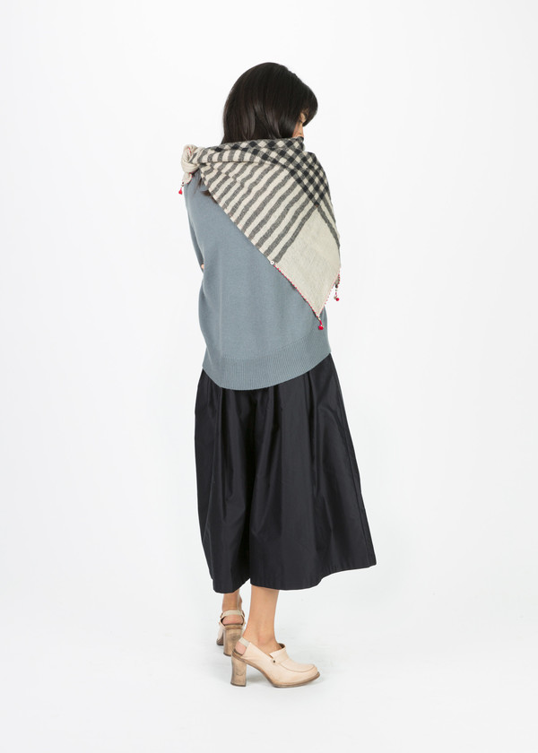 Pero Square Gingham Pashmina Scarf Pero Square Gingham Pashmina Scarf