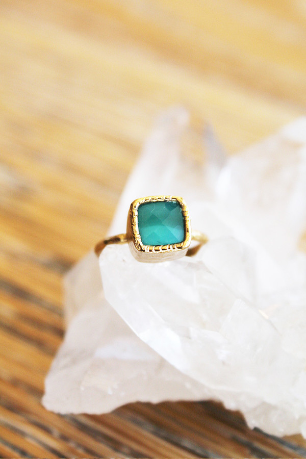 sheila b amazonite square ring sheila b amazonite square ring