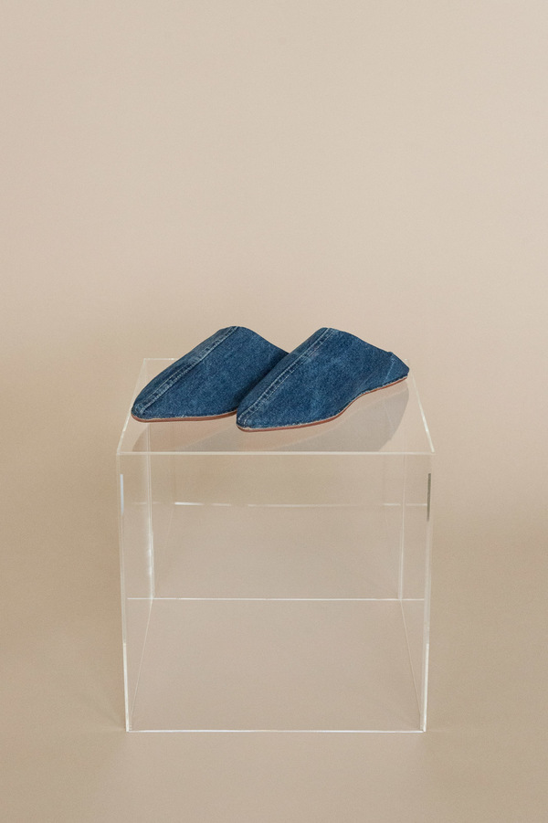 Bronze Age Kimi Denim Babouche Bronze Age Kimi Denim Babouche