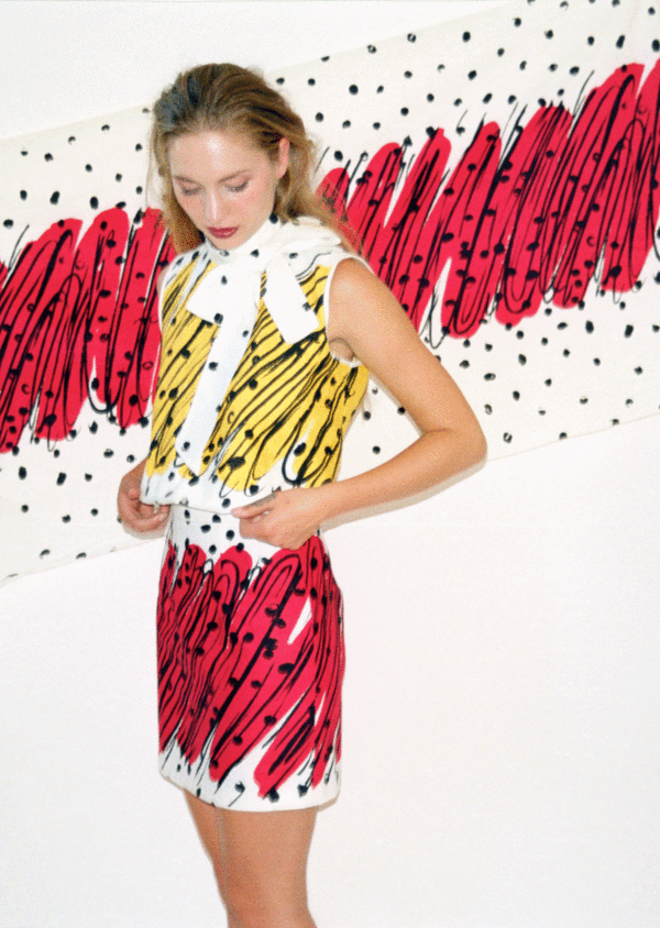One Imaginary Girl "Lane" Printed Skirt One Imaginary Girl "Lane" Printed Skirt