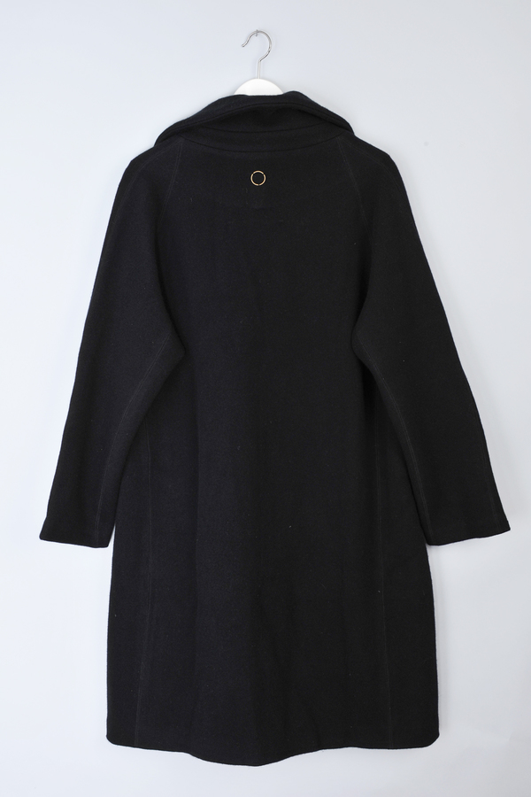 Black Cashmere Martel Coat by Oyuna Black Cashmere Martel Coat by Oyuna