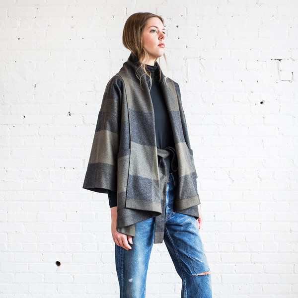 Schai Kimono Tie Poncho Schai Kimono Tie Poncho