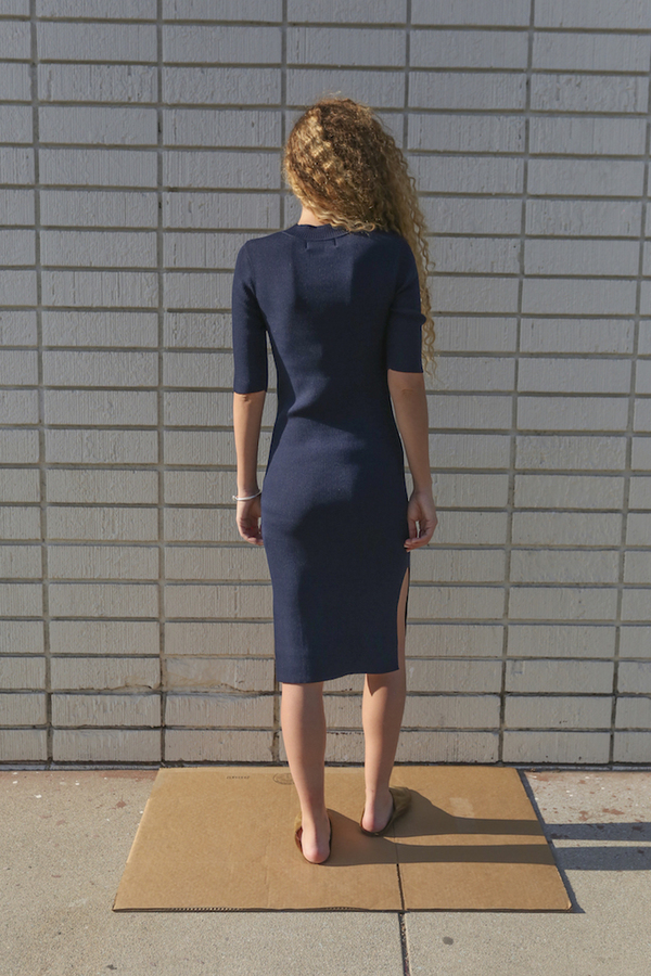 Objects Without Meaning Rib Tee Dress, Navy Objects Without Meaning Rib Tee Dress, Navy