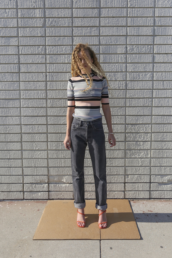 Objects Without Meaning Rib Tee, Dark Stripes Objects Without Meaning Rib Tee, Dark Stripes