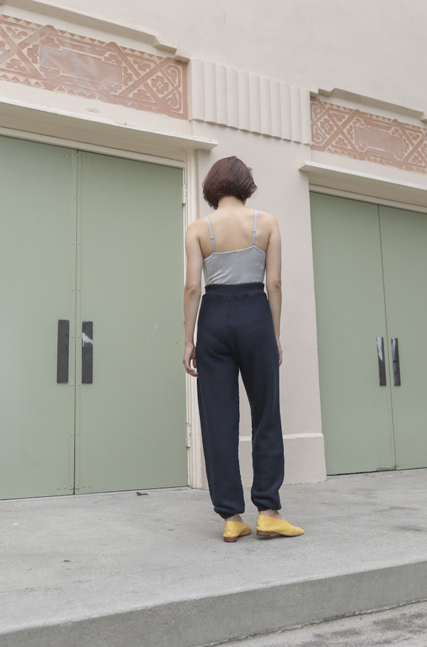 Baserange Gerda Trouser in Navy Baserange Gerda Trouser in Navy