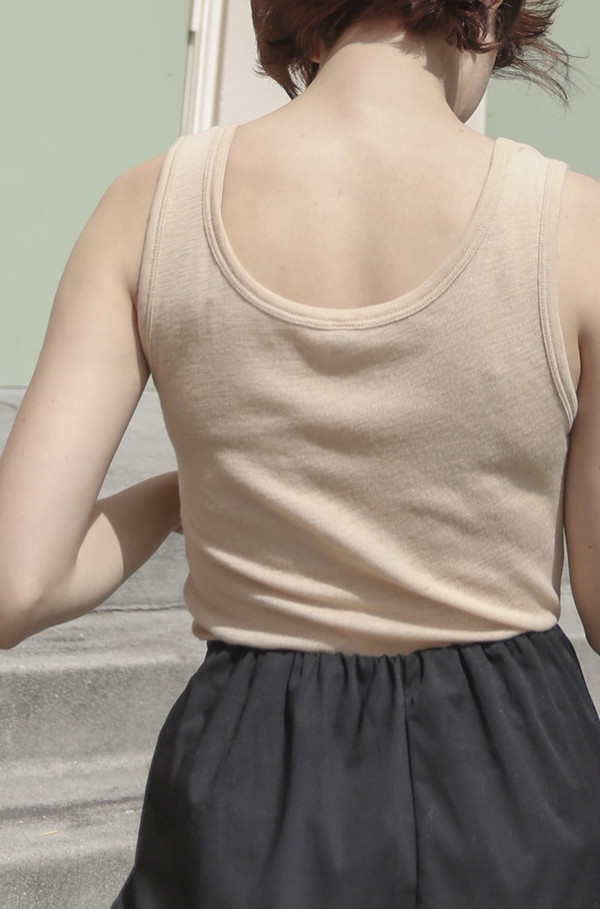 Baserange Fidar Tank Top in Carl Johan Nude Baserange Fidar Tank Top in Carl Johan Nude