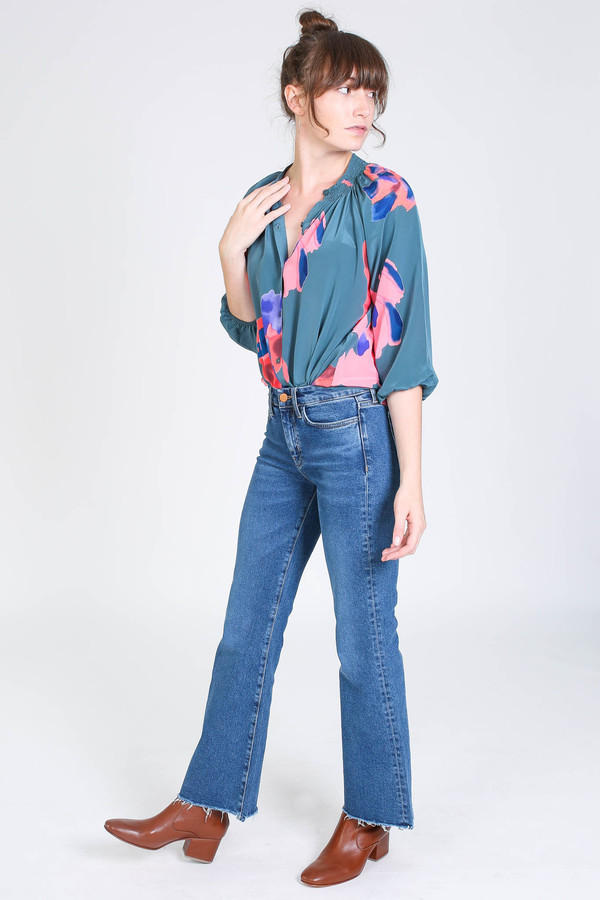 Tracy Reese Classic blouse in hisham sunset Tracy Reese Classic blouse in hisham sunset