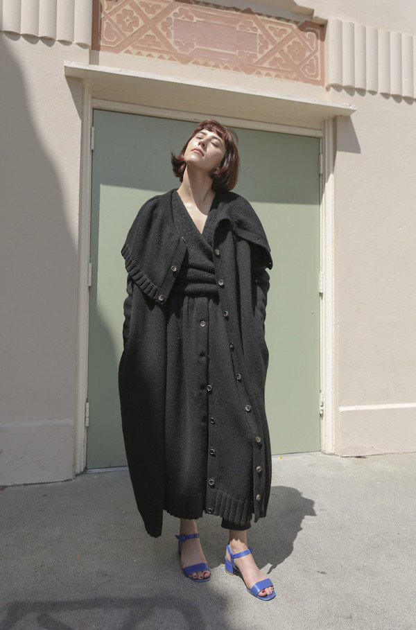 A Détacher Kitty Sweater Dress in Black A Détacher Kitty Sweater Dress in Black