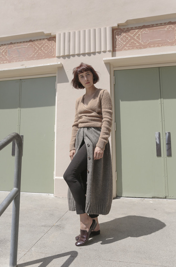 A Détacher Celina Skirt in Taupe A Détacher Celina Skirt in Taupe