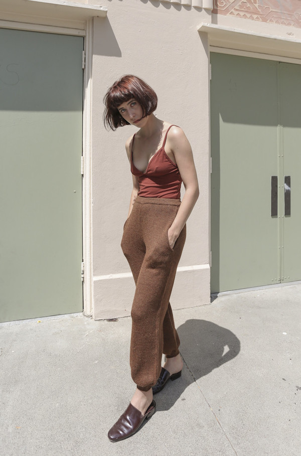 A Détacher China Pant in Rust A Détacher China Pant in Rust