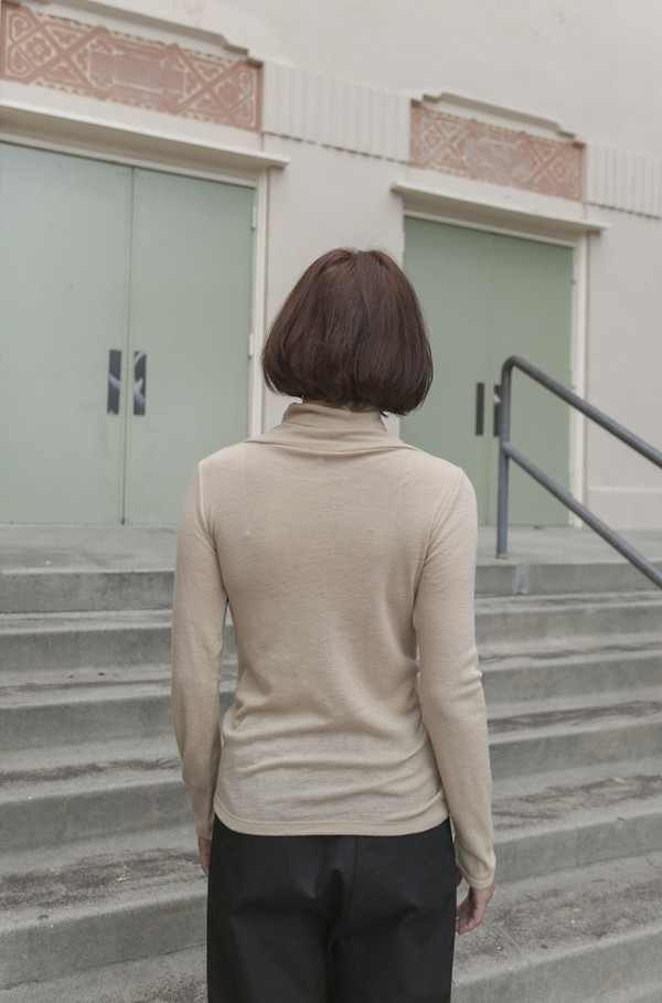 Baserange Tripoli Turtleneck in Carl Johan Nude Baserange Tripoli Turtleneck in Carl Johan Nude
