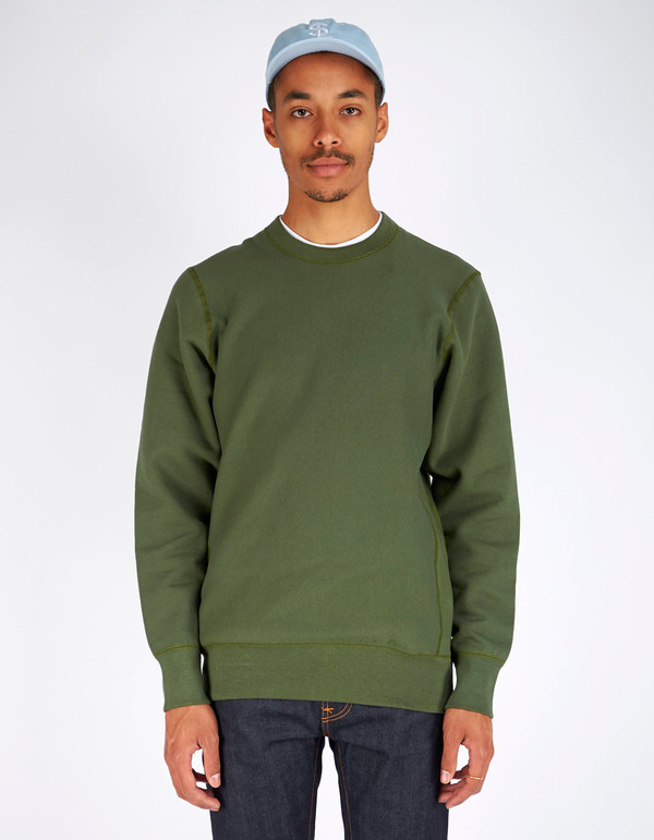 Men's Still Life Crewneck Sweatshirt Olive Men's Still Life Crewneck Sweatshirt Olive