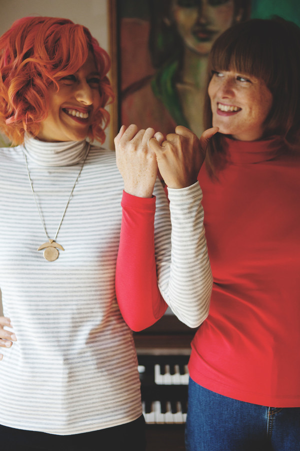 Betina Lou Viviane Turtleneck (Ivory & Grey Stripes) Betina Lou Viviane Turtleneck (Ivory & Grey Stripes)