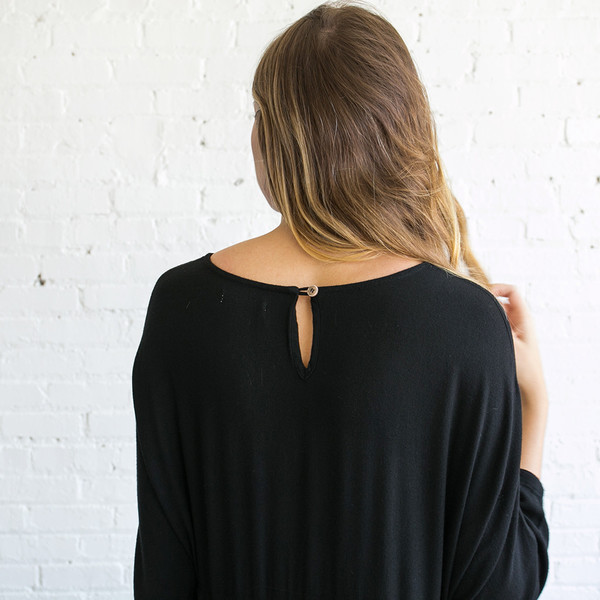 Black Crane Pleated Dress Black Crane Pleated Dress