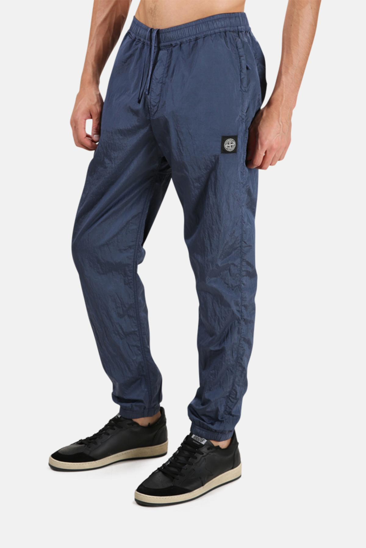 stone island nylon track pants