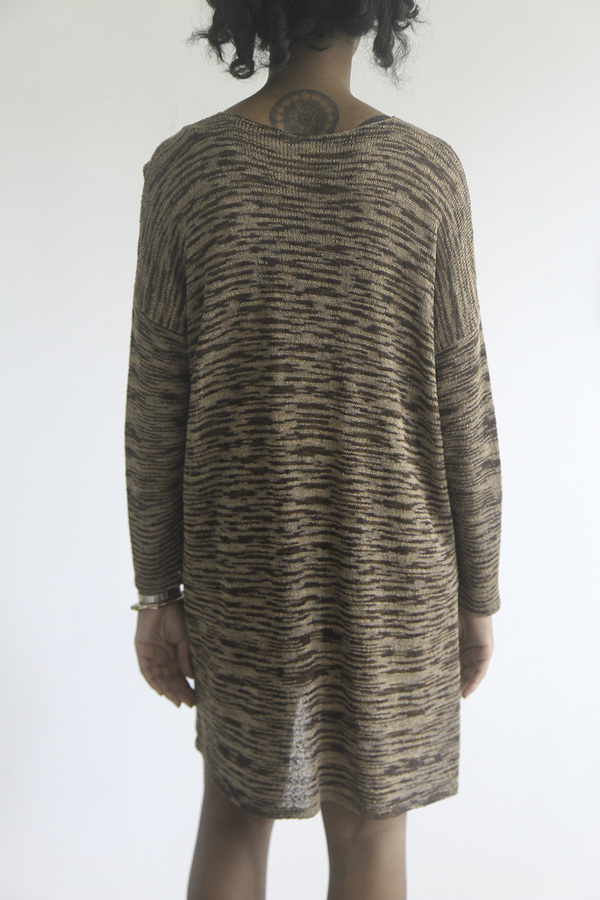 The Shudio Vintage Metallic Spacedye Knit Dress The Shudio Vintage Metallic Spacedye Knit Dress