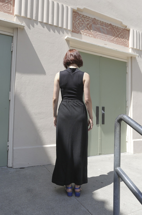 Eskandar Vintage Cashmere Jersey Long Skirt Eskandar Vintage Cashmere Jersey Long Skirt