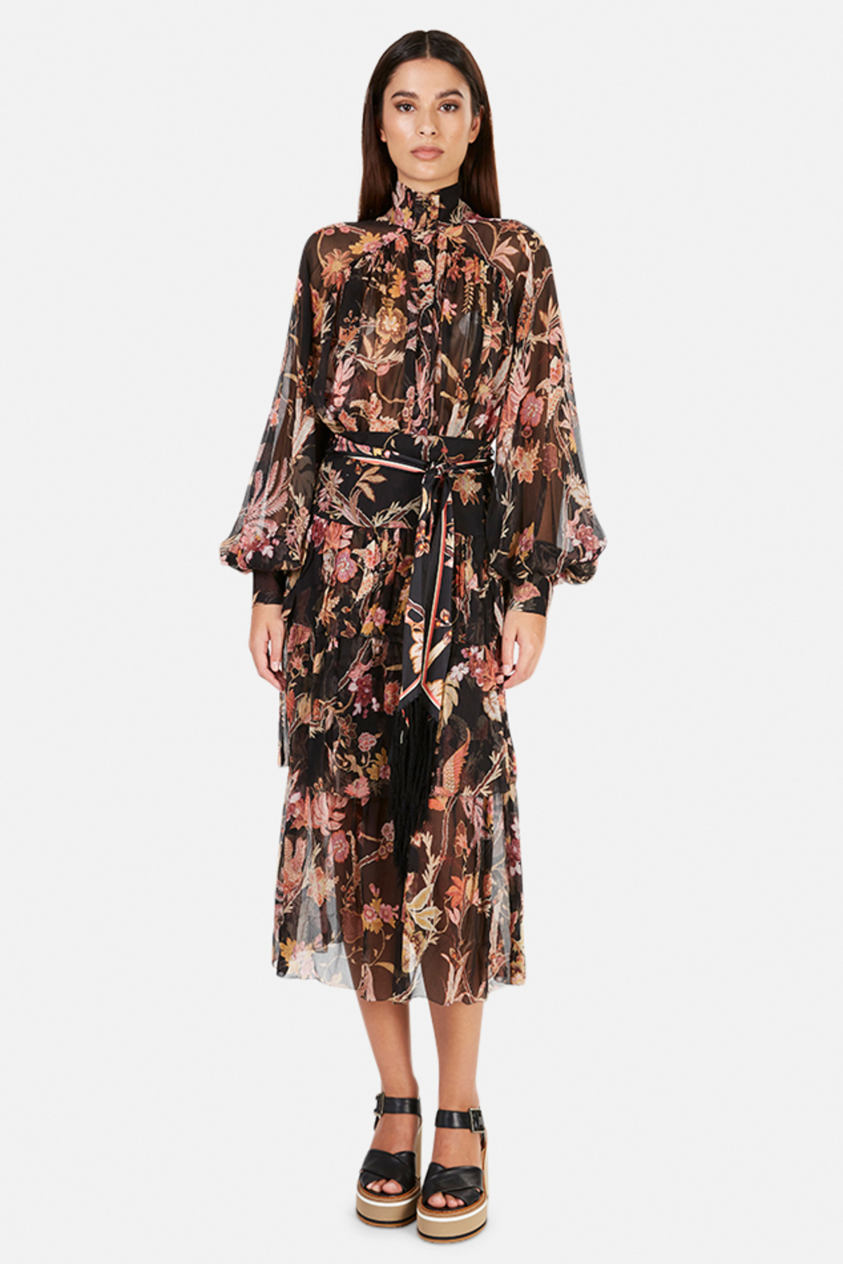 Zimmermann Wavelength Fluted Skirt 