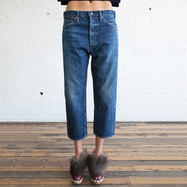 Chimala Selvedge Denim Wide Tapered Cut Chimala Selvedge Denim Wide Tapered Cut