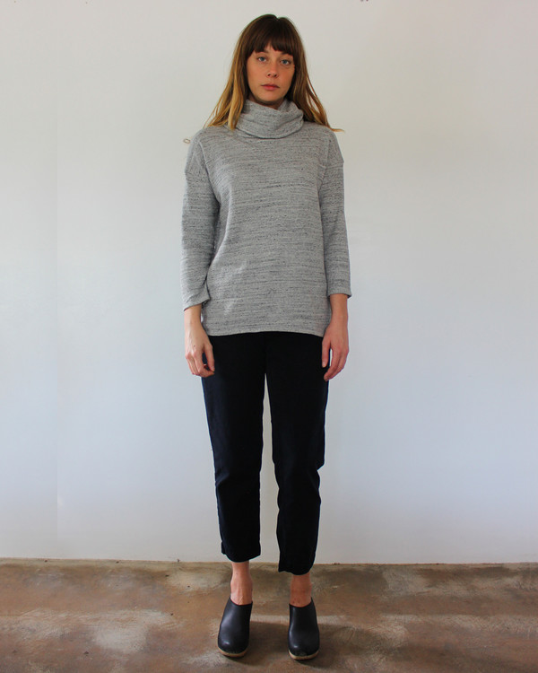 Esby ST. ANN TURTLENECK - HEATHER GREY Esby ST. ANN TURTLENECK - HEATHER GREY