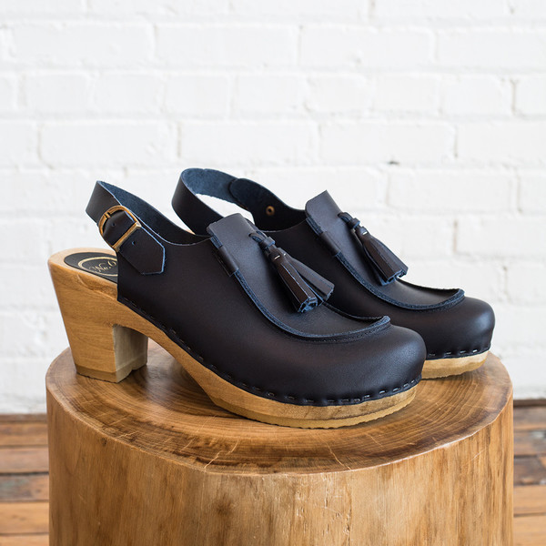 No. 6 Crowley Tassel Slingback Clog No. 6 Crowley Tassel Slingback Clog