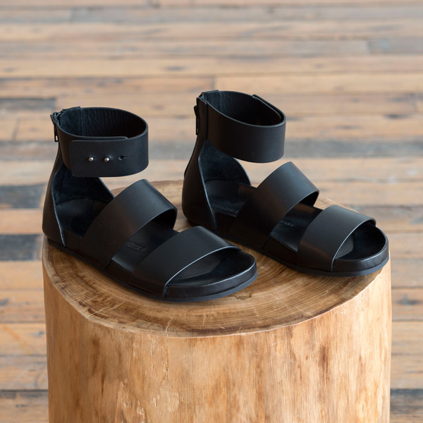 Woman by Common Projects Double Strap Zip Sandal Woman by Common Projects Double Strap Zip Sandal