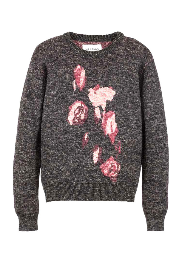 Men's OUR LEGACY - Jacquard Roses Knit Men's OUR LEGACY - Jacquard Roses Knit