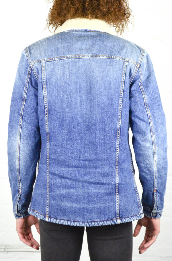 Nudie Lenny Tangerine Blue Denim Jacket Nudie Lenny Tangerine Blue Denim Jacket