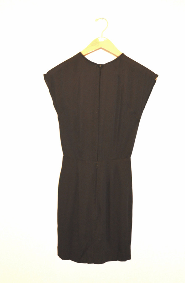 DESIGNERS REMIX - Twist Front Black Dress DESIGNERS REMIX - Twist Front Black Dress