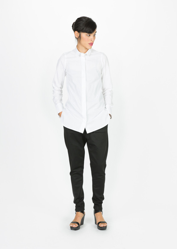 Lareida Pam Hidden Button Shirt Lareida Pam Hidden Button Shirt