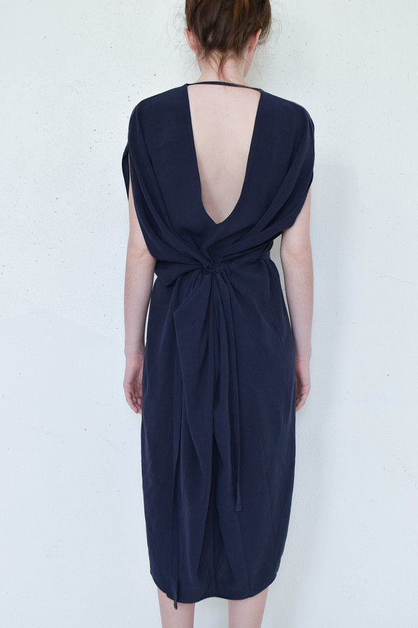 7115 By Szeki Signature Kimono Dress in Navy 7115 By Szeki Signature Kimono Dress in Navy