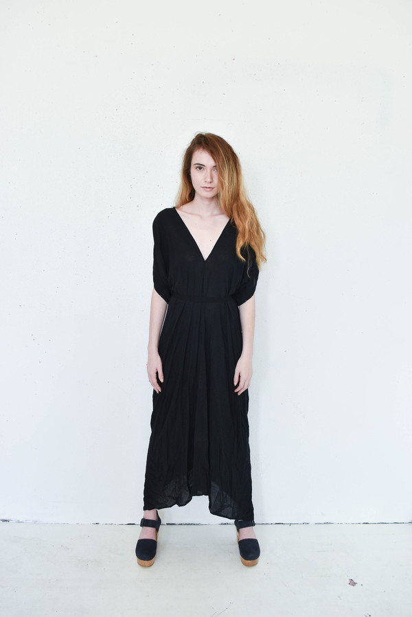 7115 By Szeki Signature Kimono Maxi Dress in Black 7115 By Szeki Signature Kimono Maxi Dress in Black