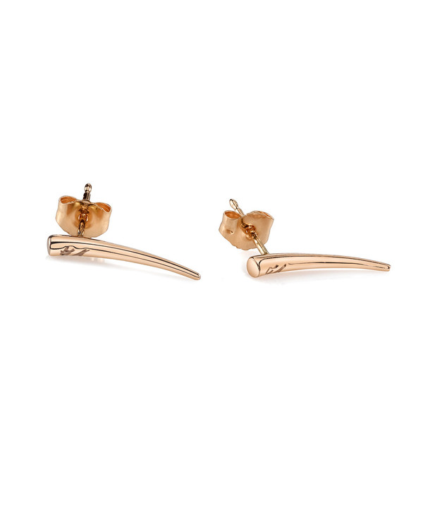 Gabriela Artigas Tusk Drop Down Earrings in 14K Rose Gold Gabriela Artigas Tusk Drop Down Earrings in 14K Rose Gold