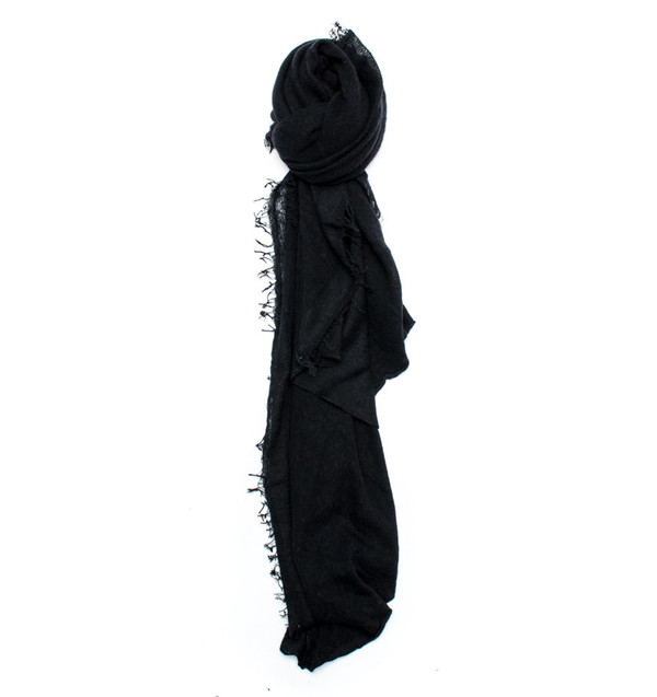 Grisal Love Cashmere Scarf in Black Grisal Love Cashmere Scarf in Black