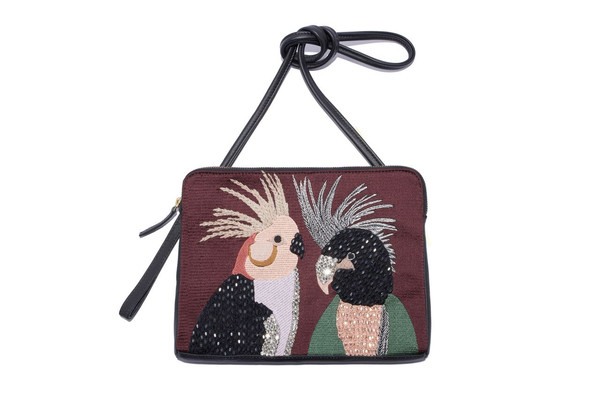 Lizzie Fortunato Safari Clutch in Lovebirds Lizzie Fortunato Safari Clutch in Lovebirds