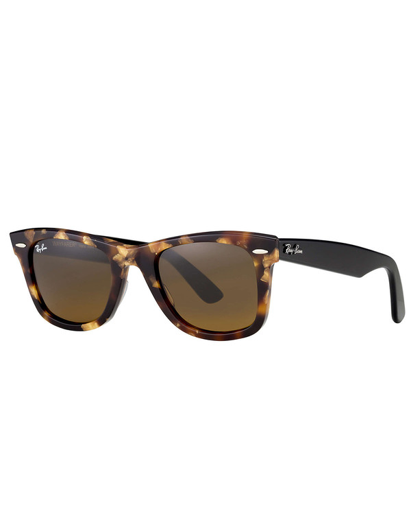 Ray-Ban Wayfarer Sunglasses Spotted Brown Havana Ray-Ban Wayfarer Sunglasses Spotted Brown Havana