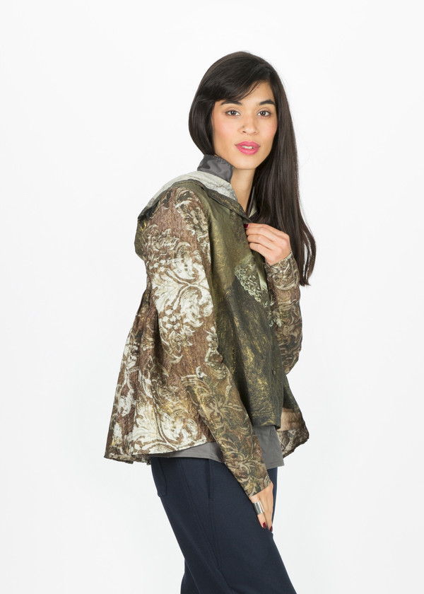 Rundholz Hooded Ruffle Shirt Rundholz Hooded Ruffle Shirt