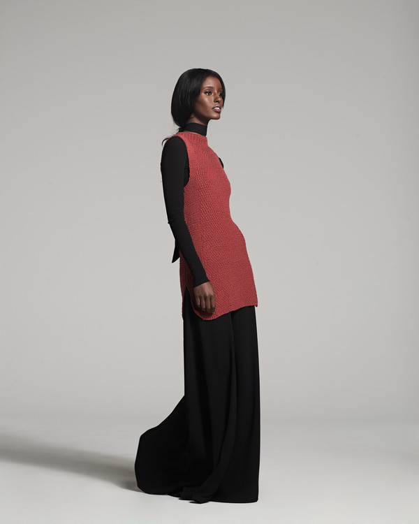 VOZ Apparel Textured Mock Neck VOZ Apparel Textured Mock Neck